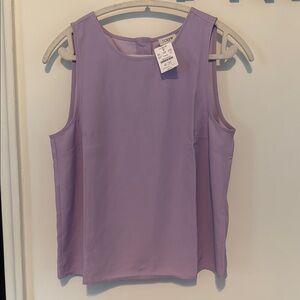 J. Crew Purple Sleeveless Tank Top